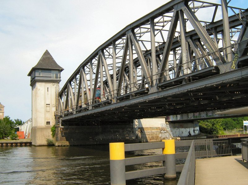 S-Bahnbrcke ber die Spree beim S-Bhf. Treptower Park, 2007