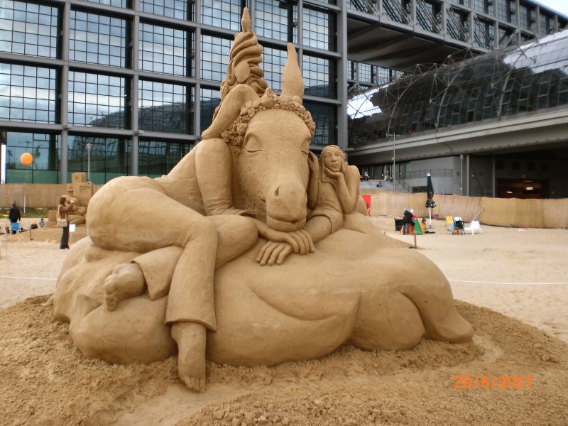 Sandworld am Berliner Hauptbahnhof, 2007