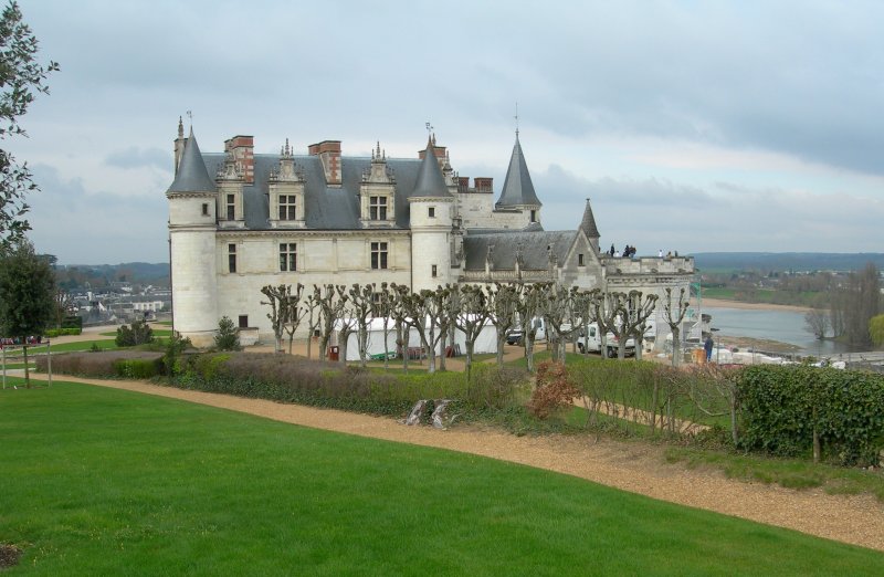 Schloss Amboise - Hofansicht der Logis du Roi