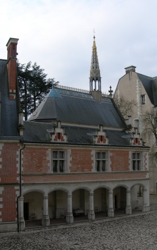 Schloss Blois:
Die Chapelle Saint-Calais
diente dem Knigspaar zur privaten Andacht.