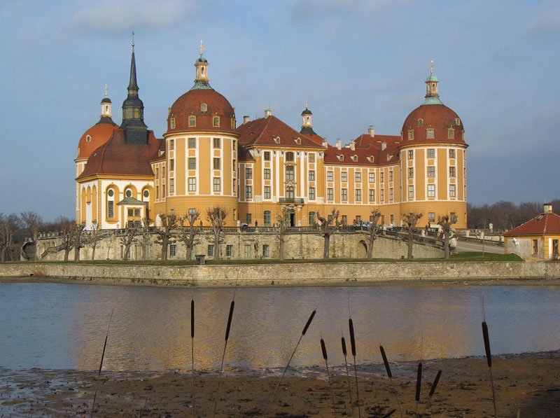 Schloss Moritzburg (bei Dresden) an einem ruhigen Wintertag - 31.01.2007
