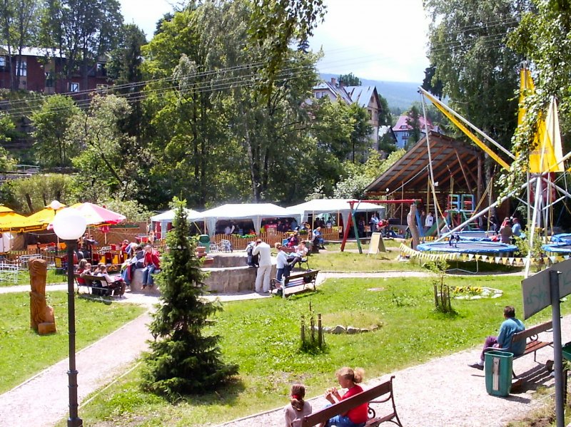 Schreiberhau 2004, Poln. Riesengebirge, Park