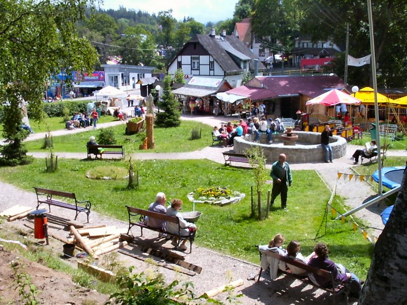 Schreiberhau im poln. Riesengebirge im Sommer 2005