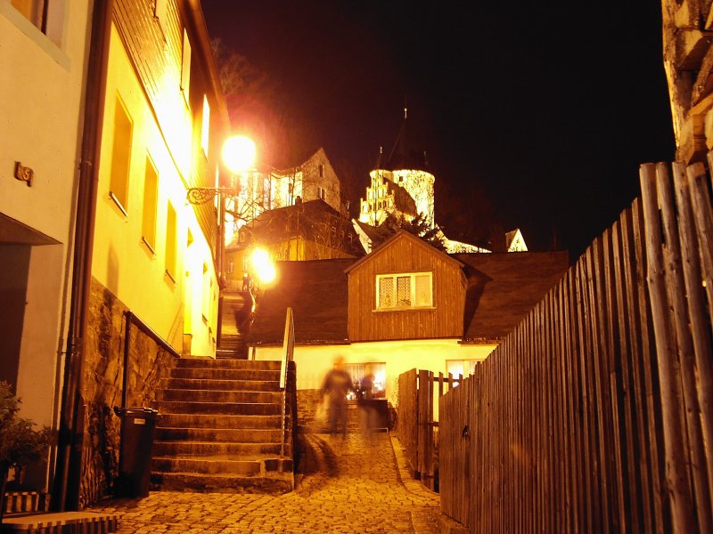 Schwarzenberg/Erzgeb
Blick von der historischen Vorstadt hinauf zur historischen Altstadt.