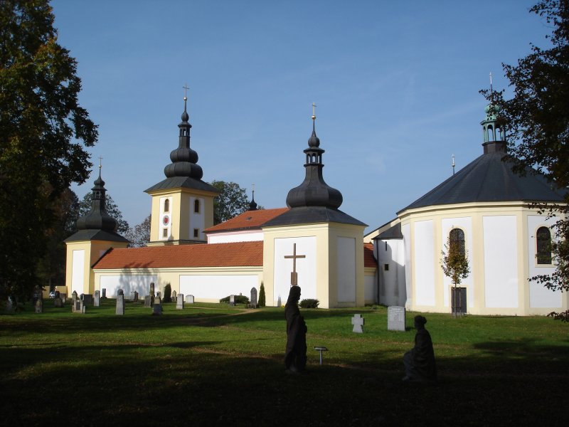 seit 1992 restaurierte Wallfahrtsanlage Maria Loreto bei Eger (Cheb) Tschech.Republik,
Mai2007