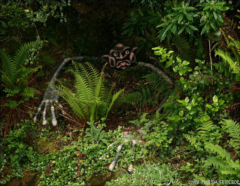 Skulpturengarten bei Glengariff, Irland Co. Cork... berall gab es etwas zu entdecken.