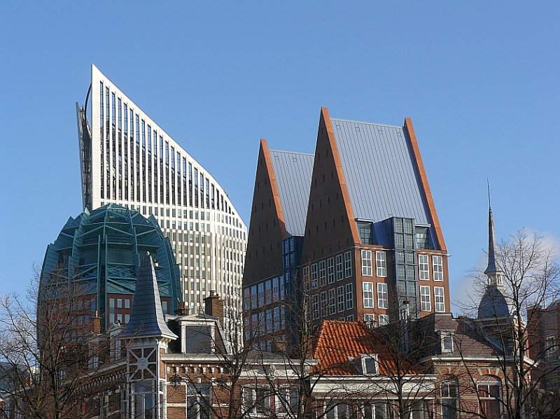 Skyline Den Haag 06-01-2008.