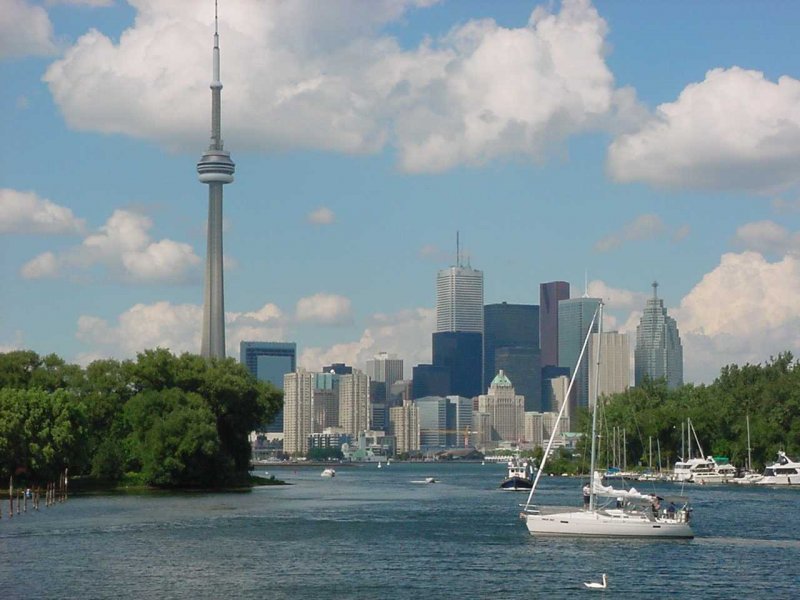 Skyline von Toronto. 16.10.2002