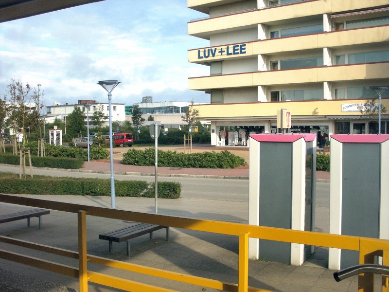 St. Peter-Ording, Blick zum Hotel LUV+LEE, Sommer 2003