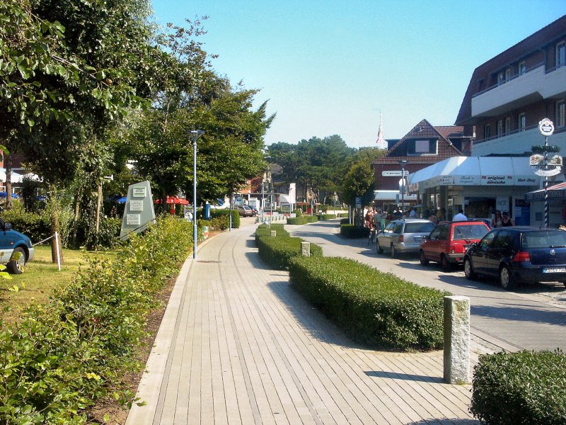 St. Peter Ording, Fu- und Radweg  2004