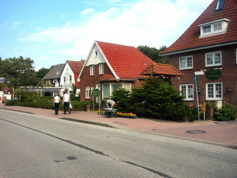 St. Peter-Ording, Ortsansiicht Sommer 2003