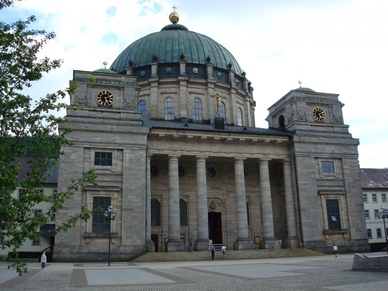 St.Blasien im Sdschwarzwald,
der Dom ist die drittgrte Kuppelkirche nrdlich der Alpen,
Juli 2008