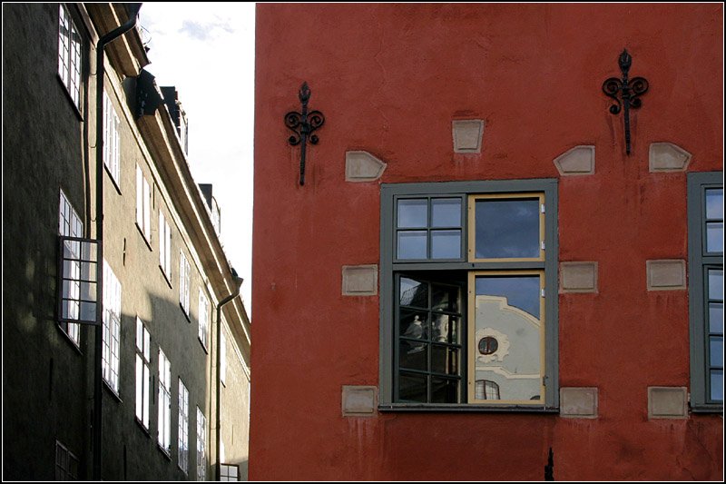 Stochholm, Gamla stan, Fassaden. 25.8.2007 (Matthias)
