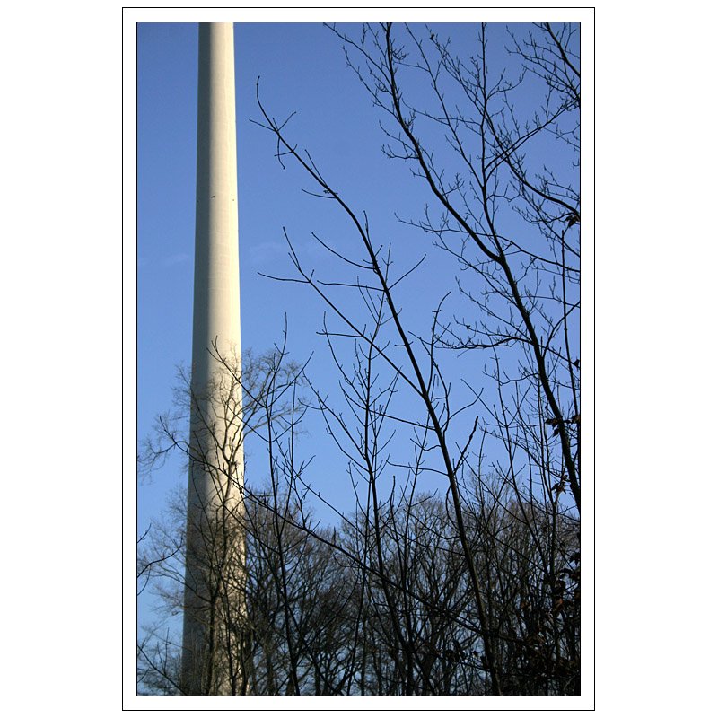 Stuttgarts Fernsehturm: diese filigrane Betonrhre war damals neu und wegweisend fr folgende Trme in aller Welt. 11.02.2008 (Matthias)