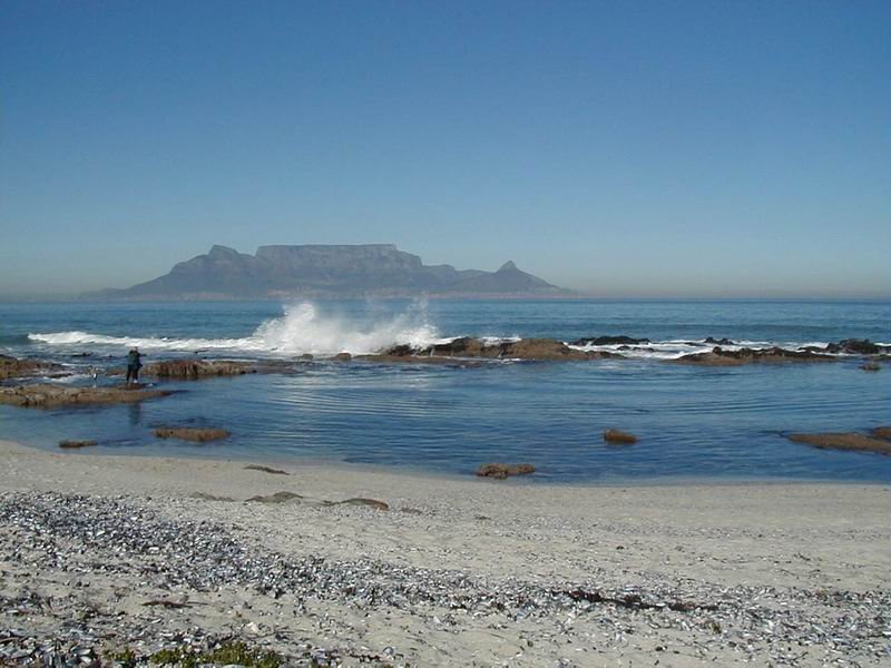 Tafelberg, Kapstadt vom Bloubergstrand