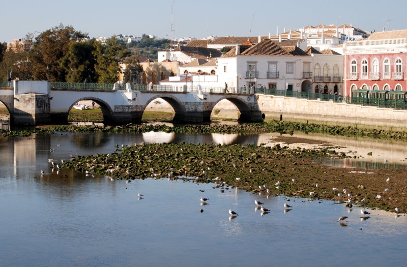 TAVIRA (Concelho de Tavira), 11.01.2007, die alte rmische Brcke ber den Rio Gilo