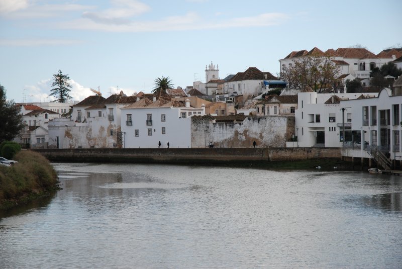 TAVIRA (Concelho de Tavira), 23.01.2007, Blick auf den Rio Gilo