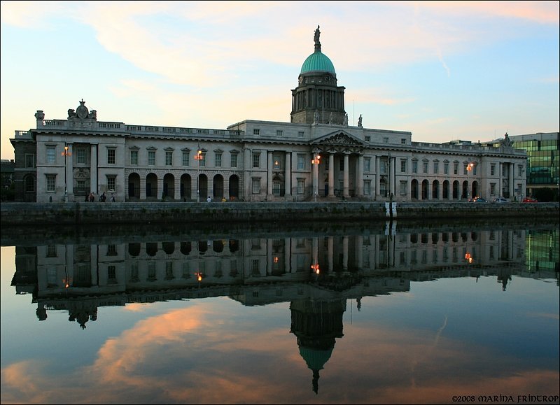 The Custom House in Dublin, Irland