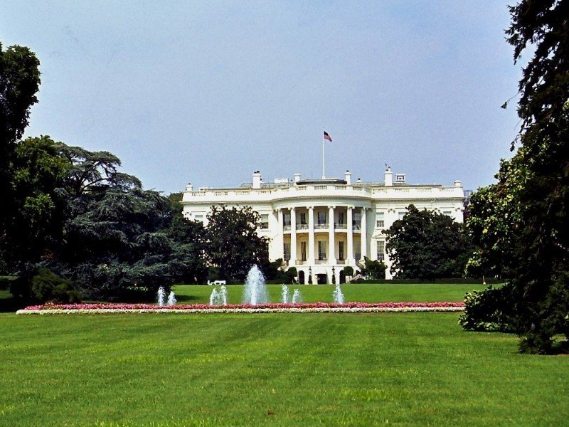 The White House in Washington D.C. (10. September 1980). Hausherr zur Zeit der Aufnahme war James Earl ( Jimmy ) Carter jr.
