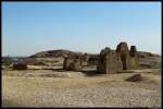 Die Nekropole al-Asasif nahe dem Tempel der Hatschepsut.