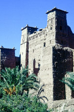 Festung in Aït-Ben-Haddou am Fuße des Hohen Atlas im Südosten Marokkos.