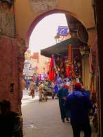 Marrakesch, in der Medina und den Souks.