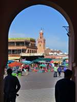 Marrakesch, der Jemaa el Fnaa Platz.