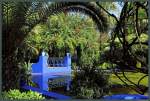 Der Botanische Garten Jardin Majorelle ist der bekannteste Garten Marrakeschs.