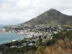 Simons Town (Simons Stad) am Fusse des Simonsberg (557 mNN) Auf der Cape Peninsula (Kap-Halbinsel).