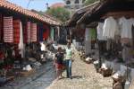 Der Bazar in der Kleinstadt Krujë nördlich von Tirana - Albanien.