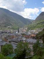 Andorra, Ausblick auf Andorra Ville (22.05.2010)