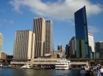 Hafen und Wolkenkratzer in Sydney,15.07.2008