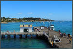 Am Anleger von Sorrento, einem Dorf an der westlichen Spitze der Mornington-Halbinsel, starten die Fhren nach Queenskliff am gegenberliegenden Ufer der Port Phillip Bay.