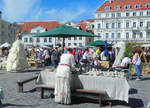 Auf dem Markt in Tallin, der Hauptstadt Estlands am 08.07.2017.