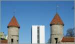 Tallinn, die Stadt der unzhligen Trme, und wie man sieht, wird die alte Tradition auch in der Neuzeit gepflegt...