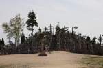 Der Berg der Kreuze bei Siauliai in Litauen am 30.4.2012.