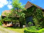 Deutschland, Saarland, Saarpfalz-Kreis, Eind (Stadtteil von Homburg), altes Bauernhaus, 18.05.2013