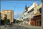 Im Zentrum von Miskolc entlang der Szchenyi-Strae haben sich einige ltere Gebude erhalten.