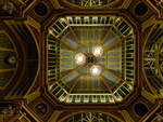 Die berdachung des Leadenhall Market besteht aus Gusseisen und Glas.