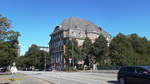 Hamburg am 6.9.2016: Hauptgebude der HFBK (Hochschule fr Bildende Knste), am Lerchenfeld in Barmbek-Sd /