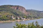 Erpel (gegenber von Remagen) und Erpeler Ley (Bergrcken mit guter Fernsicht) am Rhein - 08.09.2012