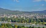 Bad Honnef (NRW), aufgenommen vom Rolandsbogen (Rheinland-Pfalz) - 17.09.2012