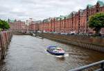 Hamburg - Zollkanal an der Speicherstadt - 14.07.2013