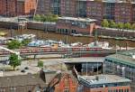 Hamburg - U-Bahn - Binnenhafen und Speicherstadt - 13.07.2013