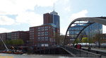 Hamburg am 4.5.2016: an der Kehrwiederspitze, rechts die Niederbaumbrcke /