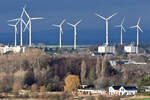 Windpark (Ausschnitt) nord-westlich von Euskirchen - 12.12.2023