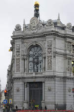 Das Hauptgebude der Bank von Spanien in Madrid.