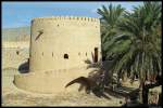 Der Bergfried der portugiesischen Festung Caapo in Khasab.