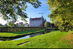 Schlossgarten und Schloss G�strow, entstanden im 16.