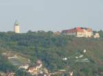 Freyburg (Unstrut) - Blick auf die Neuenburg und den Bergfried Dicker Wilhelm - Foto vom 19.09.2009